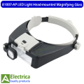 81007-AP LED Light Head-mounted Electronic Repair Magnifying Glass Tool LED Magnifier Glass by electrica. 