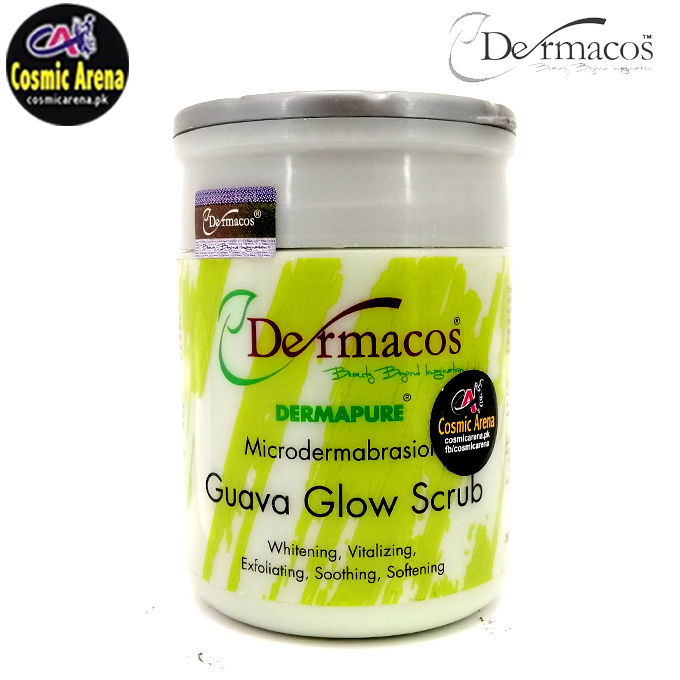 Dermacos%20Facial%20Set%20Pack%20of%204%20Dermacos%20Hexagonal%20Cleanser%20Guava%20Glow%20Scrub%20Grey%20Cream%20Hydroxy%20Clay%20Mask%20-%20Image%203