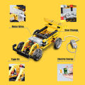 216 Pcs 4 in 1 Power Machinery Speed Car Blocks, Cleaning Car Building Set, Telescopic Pliers & Basketball Frame Blocks Construction Play Set for Kids Birthday Gifts. 