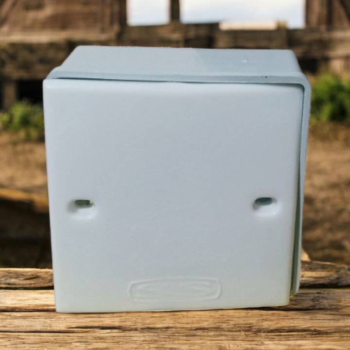 Plastic Box 4x4 Inches Adaptable Junction Box ( Plastic Enclosure Box Electronic Project Instrument ) Best For DIY Electronics Project & Etc