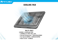 Mikuso NCP-063 Cordie-1 Notebook Cooling Pad RGB Cooling Pad Gaming Laptop Cooler, Laptop Fan Cooling Stand with USB Ports, Lap Desk Use. 