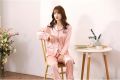 Womenity Hot Sexy Plain Silk Night Dress For Girls Night Suit For Women Silk Night Dress For Girls Silk Sleepwear For Women Silk Night Wear For Women Pjs For Women. 