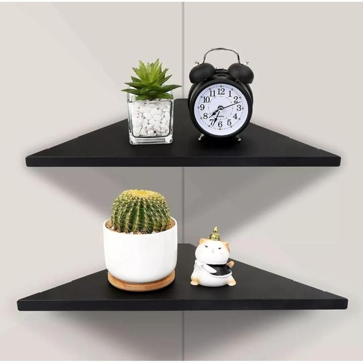 Corner Shelf Kitchen shelf Wall Shelf Wall-mounted Display Storage Organizer Rack for Living Room Office Home Decor Corner Wall shelf