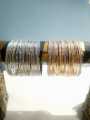 Gold & Silver Color Trendy Bangles Set | Fancy Pakistani Wedding, Mehndi & Party Wear Jewelry. 
