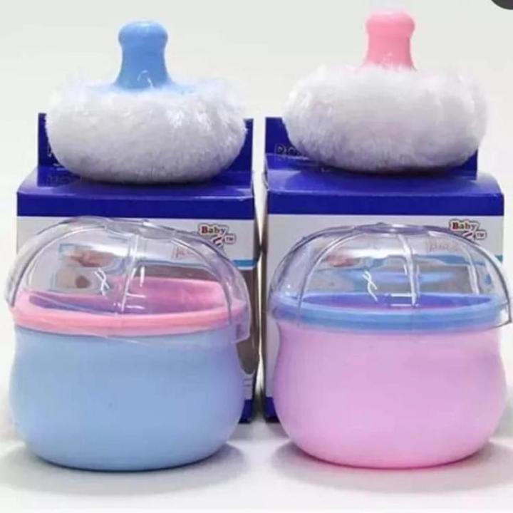 New born baby powder puff premium quality plastic powder puff