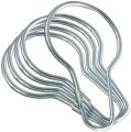 Silver Metal Shower Curtain Style Hanging Clip Chain Hooks for Sorting & Organizing, Window Arts & Crafts Display, DIY Key Hangers. 