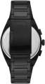 Fossil Everett Black Stainless Steel Black Dial Chronograph Quartz Watch for Gents - FS5797. 