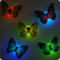 2PCS Glow In The Dark Led Butterfly Night Light Led Color Changing For Kids Room. 