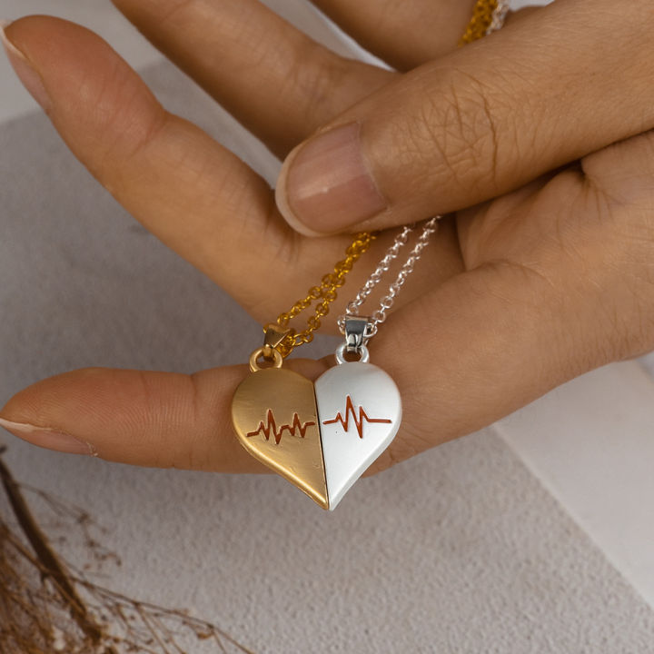 Electrocardiogram%20Love%20Magnetic%20Pendant%20Necklace%20for%20Couple%20Fashion%20Peach%20Heart%20Necklace%20for%20Love%20This%202%20Piece%20Classic%20Broken%20Heart%20Locket%20Love%20Locket%20is%20the%20perfect%20gift%20for%20lovers%20and%20best%20friends%20-%20Image%202