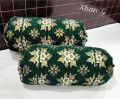 *Velvet Jacquard* Round/GOLL Pillow Covers Pack of 2pcs | Vibrant Design & Colors | Round/Cylindrical Uniface Design | Home Sofa/Bed Pillow Covers - pillow - Pillow covers | Available at Fanza. 