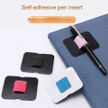 Self-Adhesive Pen Holders, Pen Holder for Notebook, and Pencil Elastic Sleeves Designed Specifically 4 Packs Orange. 
