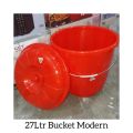 MODERN PLASTIC BUCKET DIFFERENT SIZES. 