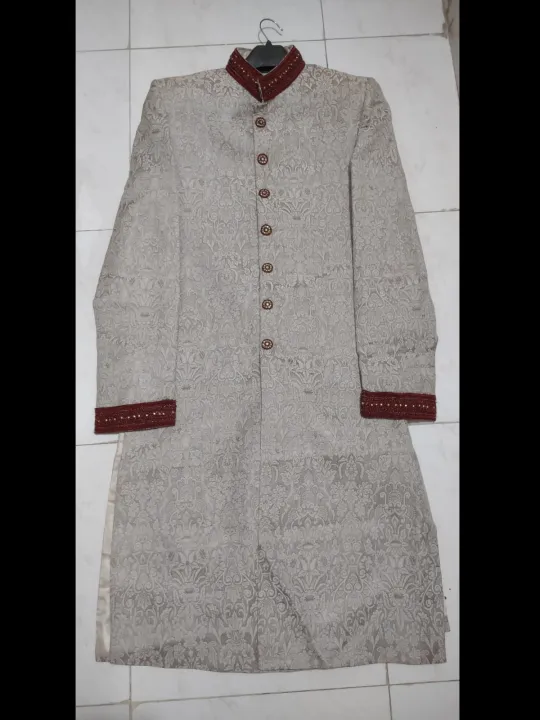 High%20Quality%20Dulha%20Sherwani%202025%20Sherwani%20For%20Groom%20Sherwani%20For%20Dulha%20Wedding%20Dress%20For%20Baraat%20Dress%20And%20Nikkah%20Suit%20With%20Mathching%20Groom%20kullah%20-%20Kulla%20-%20Turban%20and%20Khosa/Khusa/Khussa%20-%20Image%207
