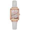 Enacolor New Leather Fashion Green Watch Quartz Watch Women Girl Accessories. 