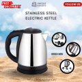 Electric Kettle - stainless steel body - automatic instant heating - 2.0 Liter - 1500 Watts - water boiler - high quality - kettle for tea - for Daily Kitchen Use - Essential Kitchen Appliance - electric kettle. 