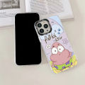 FINDWORLD for Redmi Note 8 Pro Back Cover Cute SpongeBob Fashion IMD High Quality Laser Glitzy Phone Case Colorful Soft Edge Shockproof Hard Cover. 