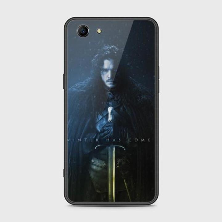 Oppo A83 Cover - SkinLee HQ Infinity Glass Case (Soft) - Winter Has Come - SKINLEE-601-1-590-151