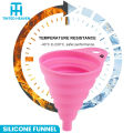 Silicone Foldable Kitchen Funnel, Mini Silicone Funnel, Kitchen Funnel, Collapsible Mini Funnel, Liquid Transfer Oil Hopper Funnel, Mini Kitchen Folding Funnel Specialty Kitchen Utensils By TINTED HEAVEN. 