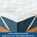 Leafy Cloud Quilted Ultra Soft Mattress Topper. 
