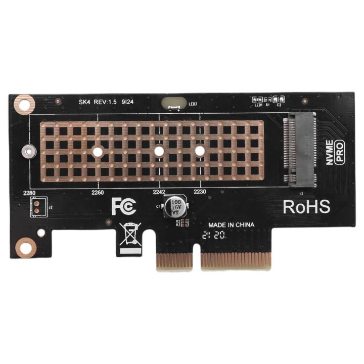 M 2 nvme ssd to pcie 4 0 adapter card 64gbps ssd pcie4 0 x4 adapter for
