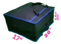 PSP DEALS - High Quality Large Storage Bag 20" x 17" + 10" Clothes Storage Box  Foldable Closet Organizers Storage Containers  with Durable Handles Thick Fabric for BlankeT Comforter Clothing Bedding  Storage Closet Organizer Bag – Water-resistant. 