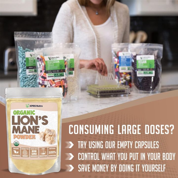 XPRS%20Nutra%20Organic%20Lion's%20Mane%20Powder%20-%20Premium%20Lions%20Mane%20Powder%20for%20Mental%20Clarity,%20Cognition%20and%20Immunity%20-%20Vegan%20Friendly%20Lions%20Mane%20Mushroom%20(8%20oz)%20-%20Image%205