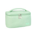 Makeup Bags for Women Travel Toiletry Cute Cases Bag Portable Solid Color Makeup Organizer Box Cosmetic Bag Neceser PU Leather. 