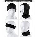 Black Neck Gaiter Mask Summer, Face Cover Mask For Bikers Breathable Face and Neck Cover Mask For Bikers. 
