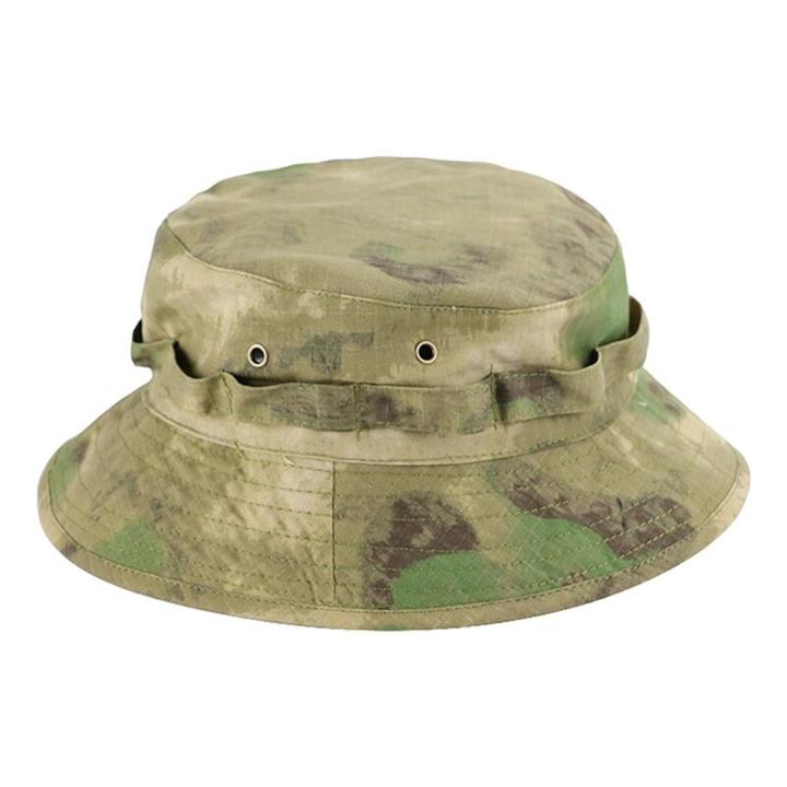 Boonie Hat Military Tactical Bucket Hats For Safari Men Women Hunting Fishing Outdoor Camo Camouflage Cotton Sun Cap