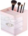 Drawer Desk Organiser , Dream Organiser Box for Cosmetics, Stationery, Perfect for Home, Office or Dorm Decor Multicolour Transparent Three. 