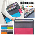 Material File Organizer Easy Access Portable A4 Size Accordion Folder 13 Pocket Expanding Document Bag for Office Use Document Management Business Meetings Student Supplies Travel Organizing. 