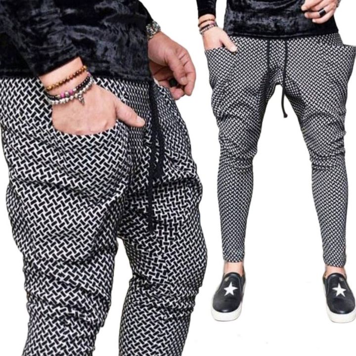 check Printed Slim Baggy Style Trouser - Fashionable and Comfortable Slim Fit Trouser Premium quality