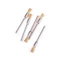 5pcs 3mm*5mm Shank Polishing Brass Wire Wheel Brushes Rotary Cleaning Tools Podazz. 