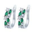 Shine Bright with Jewelicious Luxury 925 Sterling Silver Stud Earrings: Flash CZ Zircon Ear Studs in 3 Colors for Women - Affordable Brincos. 