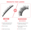 20 Pairs 3D Chemical Fiber Lashes Natural False Eyelashes Dramatic Volume Fake Lashes Makeup Extension Eyelashes. 