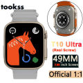 Tookss T10 Ultra Smart Watch 2.09" Full Touch Fitness Smartwatch Heart Rate Blood Pressure Sleep Monitor Waterproof Watch For Men Women. 