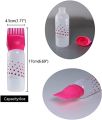 Hair oil applicator comb bottle | Best professional hair oil applicator bottle with comb | 160 ml. 