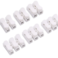 CH2 CH3 Mini Electrical Clamp Connecting Terminal White 2P 3P Spring Quick Splice Cable Wire Connectors Terminal Block. 