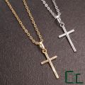 GTCTONANA Simple Fashion Cross Chain Necklace For Women Men Luxury Ladies Gold Jewelry Pendant Necklaces Crucifix Christian Ornament Gifts. 