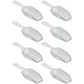 Kitchen Small Plastic Small Measger 8-lot Food Spot for Flour Spices or Lessy Transparent. 
