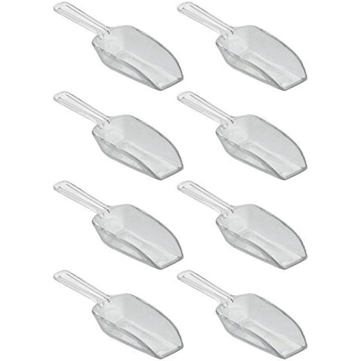 Kitchen Small Plastic Small Measger 8-lot Food Spot for Flour Spices or Lessy Transparent