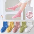 Boys Socks 5 Pairs/Lot Spring Summer Cotton Children Sport Socks For Kids Girl Baby. 