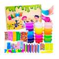 12 slime pack - 6 glitter bottle - Orbeez ball and Orbeez Animals-2 clay mitti pcs-8 stick icecream in (Jumbo deal price) Rs-313/ box not include. 