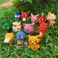 34 Styles Small Building Pokemon Blocks Small Cartoon Picachu Animal Model Education Game Graphics Bricks Pokemons Toys. 