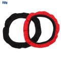 3Pcs/Sets Breathable Soft Car Steering Wheel Cover Hand Brake Stop Lever. 