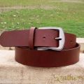 Premium Brown Leather Belt. 