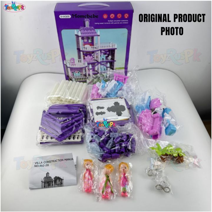Princess%20Big%20Villa%20DIY%20Dollhouse%20for%20Girls%20%20Pink%20Princess%20Castle%20Play%20House%20with%20Slide%20Yard%20and%20Furniture%20%20DIY%20Building%20Set%20for%20Kids%20%20Dream%20Palace%20Role%20Play%20Toy%20with%20Dolls%20%20Best%20Gift%20for%20Girls%20Age%203-10%20Years%20%20Toy%20Doll%20House%20%20ToyzRusPk%20%203D%20Assembled%20-%20Image%206