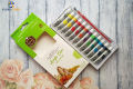 12Pcs Acrylic Color Paint Set 12Pcs Artist Painting Brushes Set Pack Of 2 Multicolor. 