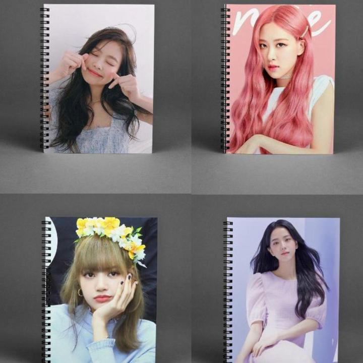 Blackpink all member notebook lisa rose jennie jisoo diary for kpop lover notepad for girls notebookspersonal and daily use