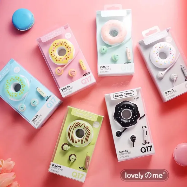Q17%20Creative%20Donut%20Holder%20In-Ear%20Headphones%20Cute%20Cartoon%20Donut%20Voice%20Headphones%20-%20Image%203